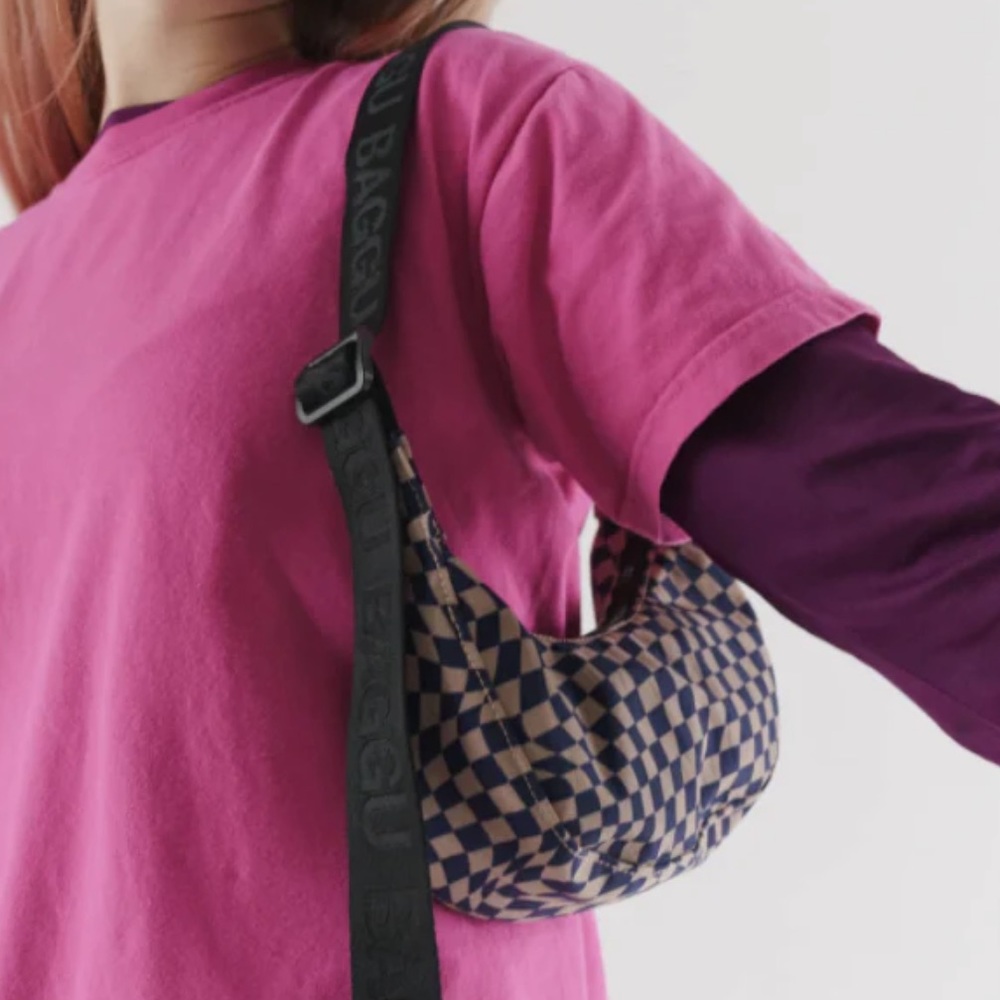 BAGGU Mini Nylon Crescent Bag